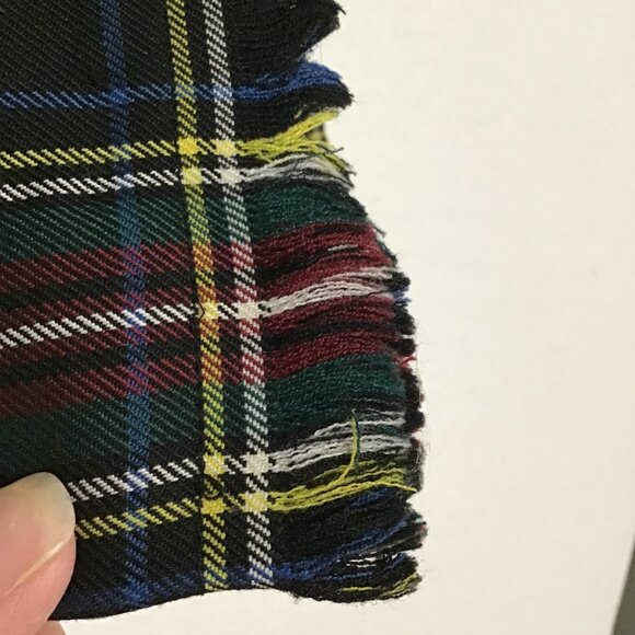 Vintage R.J. McCarthy Black/Multicolour Plaid Kilt Size S - Picture 8 of 14